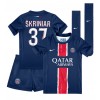 Paris Saint-Germain Milan Skriniar #37 Hjemmedraktsett Barn 2024-25 Kortermet (+ korte bukser)